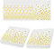 Servietten Gold Dots, 33 x 33cm Goldfolien Punkte,2-lagig Golden Foiled Papierservietten Paper Napkins für Hochzeit Feiertagsfeier,60 Stücke(Gold+Weiß)