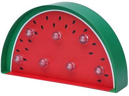 PRETYZOOM Wassermelone Geformt Nachtlicht Toast Bunte Dekoration Lampe Für Festival Neujahr