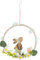 PEARL Osterkranz: Oster-Fenster- & Tür-Deko mit Hase, LED-Beleuchtung und Timer (Türkranz Ostern, Fenster Deko Hänger Ostern, Schleifer)
