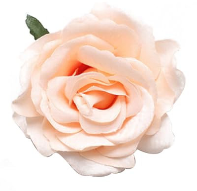 Broches à Grande Fleur De Rose Broche Classique Pour Fête De Mariage Danse Banquet Pour Femmes Épingles à Revers Élégantes Accessoires De Mariée Bijoux Cadeaux De La Saint-Valentin (Champagne or)