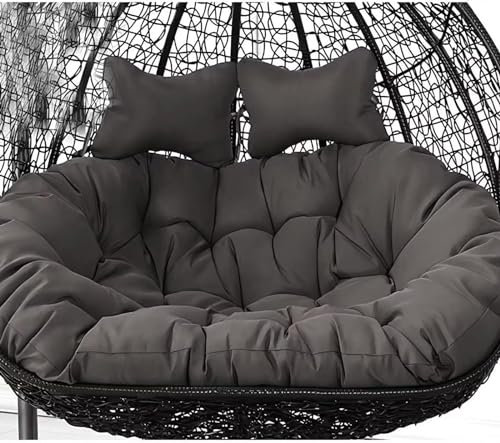 ATLION PP Cotton Hanging Egg Chair Cushions, Double Swing Chair Cushion, Waterproof Thicken Hanging Basket Seat Cushion, Hanging Hammock Chair Cushion Only(E)