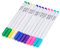Trickmarker Wasserlöslich, Wasserlöschbare Stifte, 12er-Pack, 7 Farben, Stoffmarkierungsstift, Wasserlöslicher Stoffstift, Mehrfarbige, Wasserlöschbare Stoffmarkierungsstifte, Magischer Wassermalstift