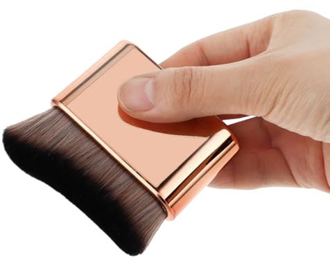 Gjinxi Lot De 2 Pinceaux Bronzants Pinceau Autobronzant Pinceau Kabuki Plat Pinceau Fond De Teint Pinceau Maquillage Visage Pinceau Corps Pour Autobronzant Maquillage Fond De Teint Liquide Et Plus