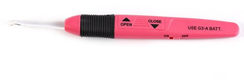 Häkelnadel-Stricknadel-Set mit LED-Beleuchtung, Set mit Verschiedenen Größen für Dunkles Garn und Mehr Helles Häkeln von Knitting Lover [Crochet] (4,0 mm)