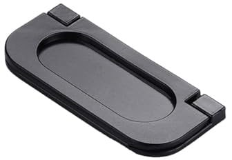 SKFGNX Einfache schwarze Griffe Möbelbeschläge Knopf Einzel-Doppelloch Zuggriff für Schranktür Schublade Küche Schlafzimmer Badezimmer Schrankknöpfe, JY32V05