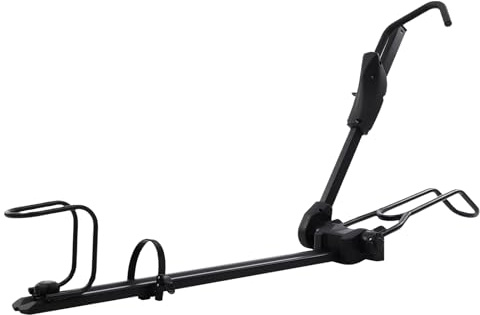 TaNeHaKi Porte-vélos de toit pliable, double porte-vélos antivol, montage sur toit de voiture, porte-vélos verticaux