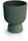 Tymar Maceta con inserto, maceta de plástico, macetero, maceta grande (DBMIS verde bosque, diámetro 24 cm)