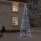 Festnight Led Weihnachtsbaum Aussen 500x160 cm 1400 LEDs Beleuchtet Tannenbaum Outdoor Lichterbaum Kegelform Draußen Groß Weihnachtsdeko Außen Lichterpyramide Metall Christbaum
