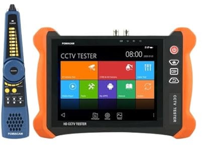 HEALBYBLE X9-MOVTADHS Pro 8K H.265 IP-Kameratest 8MP TVI/CVI/AHD/CVBS Kameratester mit POE++ Max. 90 W Leistung 7000 mAh Akku,Videoüberwachungstests(X9-AHD Pro)