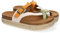 shoes&blues.es 90658 Sandalia de Plataforma de Material Bio, Forradas de Yute para Mujer, Comodas, Estilo Esclava, con Talon Abierto, Cierre de Hebilla, Ideales para Primavera Verano Verde Talla 40
