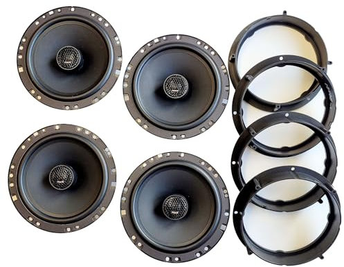 Phase Linear Lautsprecher Einbauset passend für Opel Astra J Insignia Meriva Tür vorne und hinten