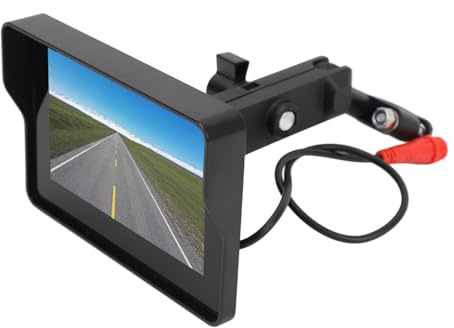 Motorcycle GPS Navigator Motorbike GPS GPS Navigator for Motorcycle 5 Inch IPS Touchscreen with Dual Water Resistant Wireless Carplay and Auto Easy Installation IP67 Rating HD