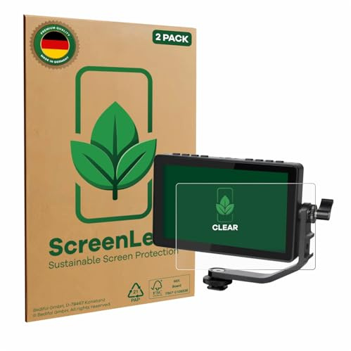 ScreenLeaf (2 Stück Schutzfolie für Feelworld F5 PROX 5,5 [nachhaltiger Displayschutz, Folie, transparent, kratzfest]