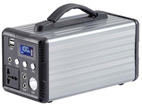 Centrale électrique portable, générateur solaire 220 V 500 W, prise, batterie Li-ion, alimentation mobile pour les voyages en extérieur, le camping en caravane et les urgences à domicile, 156 000 mA