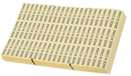 Artibetter 3500pièces Autocollants Imperméables Origine Étiquettes Emballage Indication Pays Origine Autocollants Importés Jaune