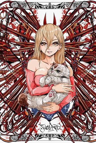 DMQBT Difficult Jigsaw 1500 Pieces - Colourful - Lrregular Jigsaws - Japanese Animes Chainsaws Man Posters - Gifts - Children'S Personalised Adult Toy - Hz162Xa