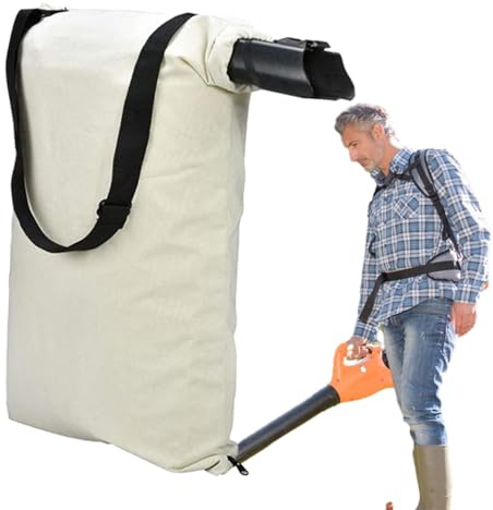 Sac Pour Aspirateur Souffleur De Feuilles – Collection Universelle De Débris | Sac D'aspirateur De Remplacement Pour Les Modèles 127-7040, 137-2336, 108-8994, Installation Facile, Matériau Durable, Co