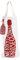 Gold Glitter Merry Proseccomas Prosecco Wine Bottle Bag Gift Bag (Red)