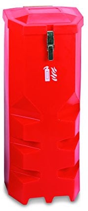 Jonesco Hs75 Extincteur véhicule récipient, chargement par le dessus, 9 kg/L, rouge