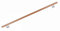 Handlauf Buche, lackiert, mit stabilen Halter aus Edelstahl, 36 Längen zur Auswahl ! (0.80m)