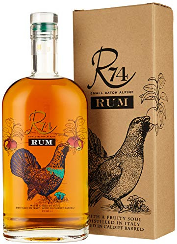Roner R74 Rum Aged (1 x 0.7l) Südtiroler Rum gealtert in Barriquefässern aus Italiens meistprämierter Brennerei