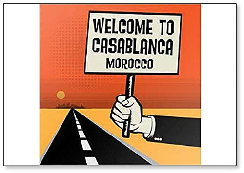 KühlschrankmagnetWelcome to Casablanca Marokko