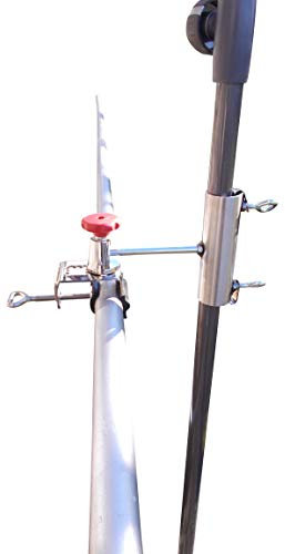 Sonnenschirmhalter Abstandshalter für Balkongeländer - Vertikale - schräge- horizontale Befestigung für diverse Anwendungen - Modell SHADI-S (Ø ?? ??) - Made in Germany & Langzeit Garantie