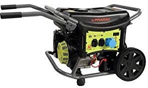 Pramac Generador WX 6200 ES 5800 vatios Gasolina Regulación automática de voltaje, Panel de control integrado