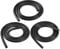 KIKYO Tuyau en silicone, 8-10-12 mm, insert de flexion noir en silicone souple, accessoire de réparation de tuyau pratique, adapté à la forme de tuyaux acryliques rigides (10 mm)