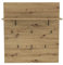 FORTE TRONDHEIM Kleiderpaneel, Holzwerkstoff, Artisan Eiche, 89.1 x 100 x 30 cm