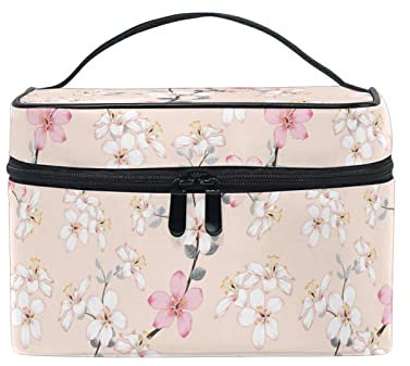 Art Japonais Fleur De Cerisier Trousse de Maquillage Femmes Voyage Sac à Cosmétique Cas Trousse de Toilette Bag