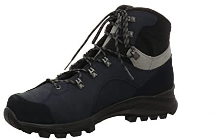 Hanwag M Alta Bunion Ii GTX Blau-Grau - Gore-Tex Halbhoher Leichter Herren Gore-Tex Wanderstiefel, Größe EU 47 - Farb