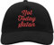 Unbekannt Not Today Satan Red Fonted Logo Bequeme Unisex-Baseball-Truckerkappe aus gebürsteter Baumwolle mit Schnalle Schwarz