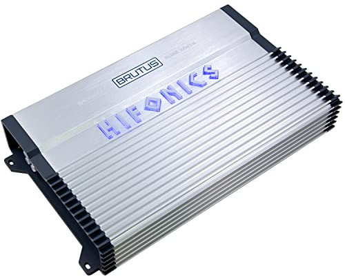 Hifonics BXX1600.4 1600 Watt RMS 4-Channel Stereo Speaker Amplifier Brutus Car Audio, Chrome