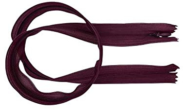 Cerniera Lampo Zip Chiusura Fettuccia Invisibile Fissa Cursore Metallo Lunga 40 Cm