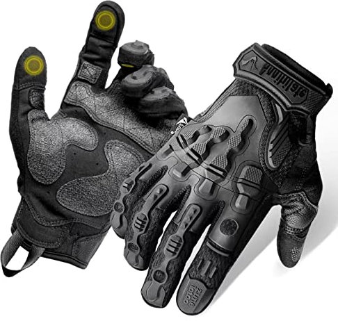 Zune Lotoo Guanti Tattici Militari Touch Screen Softair Guanti Tattici Antitaglio Kevlar Guanti Antinfortunistici Protettivi TPR per Uomo Guanti Moto Donna Sportivi Paintball