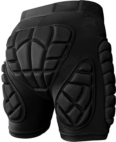 Cienfy 3D Hip Protection Eva Butt Pads Protective Padded Shorts Crash Pad Impact Gear for Skiing Skating Snowboarding Skateboarding (XX-Large)