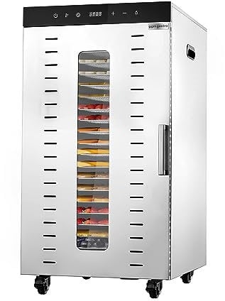 GGM Gastro | DGHB24 | Dörrgerät/ Dörrautomat - mit 24 Ablagen - Edelstahl