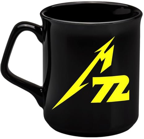 Metallica M72 Unisex Taza Negro cerámica
