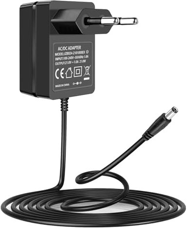Gonine 21V Ladegerät für Mini Kettensägen für Saker tragbare elektrische Kettensäge kabellos, 21V Lithium Akku Ladegerät, Netzkabel für Saker kleine handgeführte Kettensäge Baumschere Kettensäge