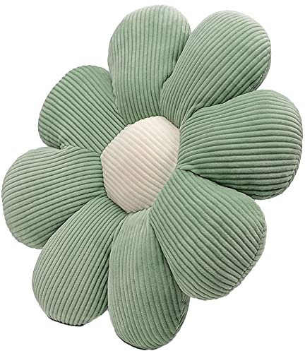 Veciado Florales Kissen Für Wohnkultur - Dekorative Kissen, Blumenkissen Für Wohnzimmer, Kinderzimmer, Auto, Schlafzimmer Grün
