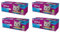 Whiskas Adult 1+ Hochwertiges Nassfutter für ausgewachsene Katzen Fisch-Auswahl in Gelee 4-er Pack 160 Portionsbeutel (160x85g)