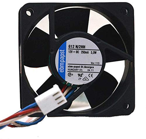 Cooling Fan For 612N/2HH DC12V 3.0W 3-wire axial fan 60x60x25mm 4-pin