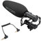 Zoom ZSG-1 - Micrófono direccional para cámara y smartphone + cable adaptador keepdrum ADP07 TRS-TRRS