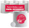 Secamanos Bobina - Pack 6 Rollos de 93 m - Doble Capa Extra Gofrado - Industrial Blanco - 310 Servicios x Bobina