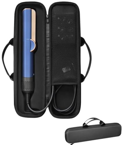 Nicoone Custodia per Airstrait HT01 per raddrizzatore, borsa con tasca in rete per Dyson Airstrait HT01, custodia impermeabile antiurto per accessori da viaggio, Nero , Fashion