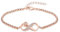 AIWENXI Kristall Infinity Einäscherung Schmuck Urne Armbänder für Asche für Frauen Männer Kristall Herz Gedächtnis Andenken Asche Armreif Schmuck