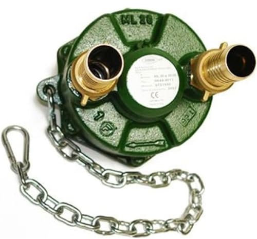 Bomba de toma de fuerza ML 20 – Bomba de agua para tractor | 4 kW – 25 bar presión – 180 l/min caudal | Incluye manguera de aspiración y presión, boquilla pulverizadora y cesta de succión, ideal para