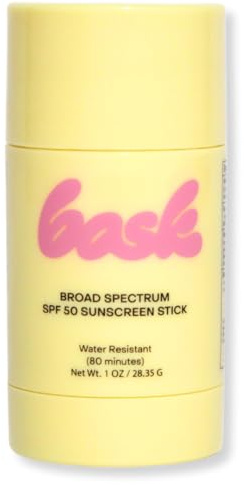 Bask SPF 50 Sunscreen Stick – Fragrance Free, Reef Safe Face & Lip Sunblock for Skiing, Snowboarding & Winter Sports – Broad Spectrum, Moisturizing & Travel-Friendly Sun Stick, 1oz