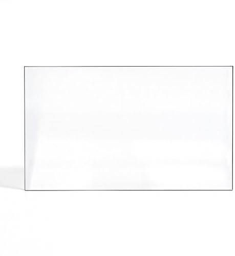 Vitre Supra Orlando/Orlando 2 - Verre Rectangle pour poêle à Bois - 545 x 316 mm (L1 x H1) - 3 mm